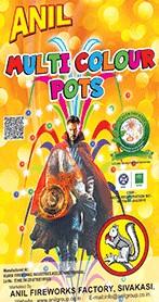 MULTI COLOUR POTS (5 X 1)